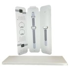 Apple Watch 38mm 40mm 41mm 4 5 6 7 8 9 Se Nike Sport Band - Pure Platinum Black