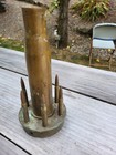Vintage Ww2 Era Trench Art Cannon Shell And Bullet Lamp