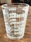 4 Oz  Bar   Kitchen Professional Measuring Glass Tempered Jigger Shot Multi Tool