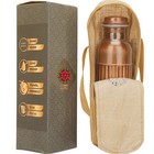 Antique Copper Water Bottle For Drinking 32 Ounce Pure Copper Vessels With Ca   