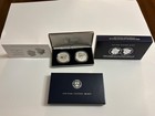 2024 S Reverse Proof  1 Morgan And Peace Silver Dollar Two Coin Set Ogp Coa