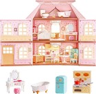 Rolife Diy Dollhouse Kit Fairy Rose Cottage Haley Island Biger 3d Puzzle Gifts