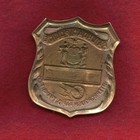1940 s Vtg  Rare Obsolete  Unfinished Irt  Police Badge Blank
