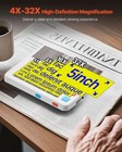 Vevor Portable Digital Magnifier 5  Hd Electronic Video Magnifier 4x - 32x Zoom