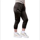 Under Armour Women s Tech Capris 3 4 Pants Large Black Athletic New Msrp 40