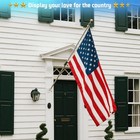 American Flag Heavy Duty 3x5 Ft  100  Made In Usa Sewn Stripes Embroidered Stars