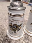 Vintage German Beer Stein Lidded 