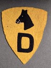1930s  d  Troop Cavalry Patch   Uniform Removed  070 