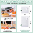 Handheld Vacuum Sealer Portable Rechargeable Food Saver With 10 Reusable Bags