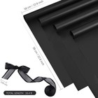 20 Sheets Black Flower Wrapping Paper  Waterproof 1 Count  pack Of 20   
