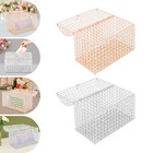 Gold silver Electroplating Wedding Card Box With Heart Lock key Money Card Box