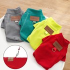 Pet Dog Cat Warm Sweater Vest Fleece Coat Jacket Puppy T-shirt Clothes Costume