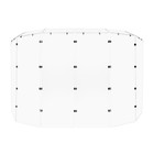 Pennzoni Drum Shield 6ft Acrylic Panels W  Deflector   Bright Chrome Hinges