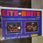 1967 Lite Brite Light Bright Color Pegs Hasbro Original Box Works Vintage  5455