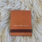 Rare  Chateau Marmont Matchbook Hollywood California Ca 2026 