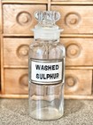 Antique Apothecary Glass Bottle