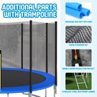 Trampolines 10ft Trampoline With Safety Enclosure Net   Ladder  Outdoor Tramp   