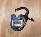 Alcatraz Prison Working Cast Iron Lock With 2 Keys Rusty Antique Finish