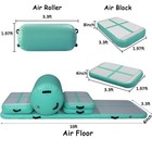 5pcs Set Of Inflatable Gymnastics Air Mat Tumble Track Tumbling Mat Floor Mat   