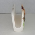 Vintage 1970s Mushroom Frogs Napkin Holder Mid Century Ceramic 4 5 Inch Tall