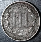 1873 Three 3 Cent Nickel