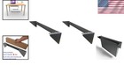 2u Wall Mount Rack - Durable Steel Vertical Network Equipment Holder  pack Of 2 