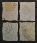 Vintage 4 Natal Postage Stamps Lot Used
