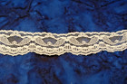 T7 - Lot Of Vintage Lace  Trim  White  20 Yards  1 1 2 Inches Wide
