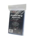  pack Of 100  Bcw Standard Size Postcard Sleeves Archival Quality No Pvc 2 Mil