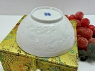 Vtg Chinese Eggshell Porcelain Bowl With Anhua Decoration