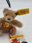 Vintage Steiff Mohair Mini Bear Stuffed Bendy 0201 11 Button All Tags