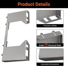 1 4  1 2  3 8  Thick Skid Steer Mount Plate Adapter Loader Quick Tach Attachment