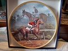 1989 Fred Stone Phar Lap Racehorse Horse Gold Collector Plate Coa