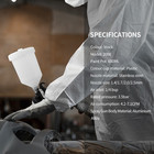 Hvlp Spray Gun W 1 4 1 7 2 0 2 5mm Gravity Feed Air Paint Gun For Car Painting