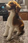 Melissa   Doug Beagle Dog Realistic 20  Stuffed Plush  wire In Legs Standing 