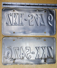 Pair Of Va Plain License Plates - Zkk-5476 - May 2008