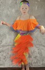 Custom Dance Costume Girls Sz 9-11 Large Solo Jazz Salsa Ballroom