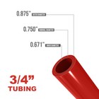 3 4  X 100  Red Expansion Pex A Tubing Oxygen Barrier For Radiant Floor Heating