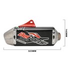 Exhaust Pipe Motorcycle Muffler Pipe Full Kit For Honda Crf230f 2003-2017 Red