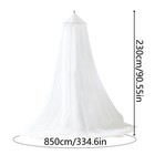 Mosquito Net Canopy Dome Fly Insect Protect Small Queen Bed Netting Mesh Curtain
