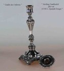  Sterling Siver Candlestick After An Antiques Xviii Century Spanish Design