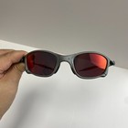 Oakley Juliet 2 0 X-metal Sunglasses Matte Gray Frames Ruby Lenses