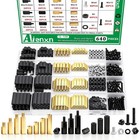 640pcs M3 Brass And Nylon Motherboard Standoffs Kit  Male Female Hex Spacer S   