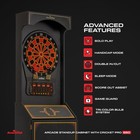 Electronic Dartboard Arcade Cabinet 24 Games Dart Board Soft Tip Darts Set Pro