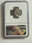  nd  Jefferson Nickel Error Struck 45  Off Center Ngc Graded Au 55