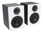 Rockville Recording Bundle W  2  6 5  White Studio Monitors usb Mic headphones