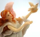 Vtg Dedication Angel Figurine With Dove 1997 Seraphim Classics  78122