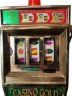 Vintage Waco Golden Jackpot Automatic Slot Machine Tabletop Play Toy Lights Up