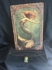 Mermaid Metal Wall Hanging  12 By 8 Inches  And Pendant Set Chain 19 1 4 Inches 