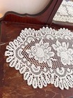 Vintage Cottage Core Ivory Lace Doily Runner 40    X 14   